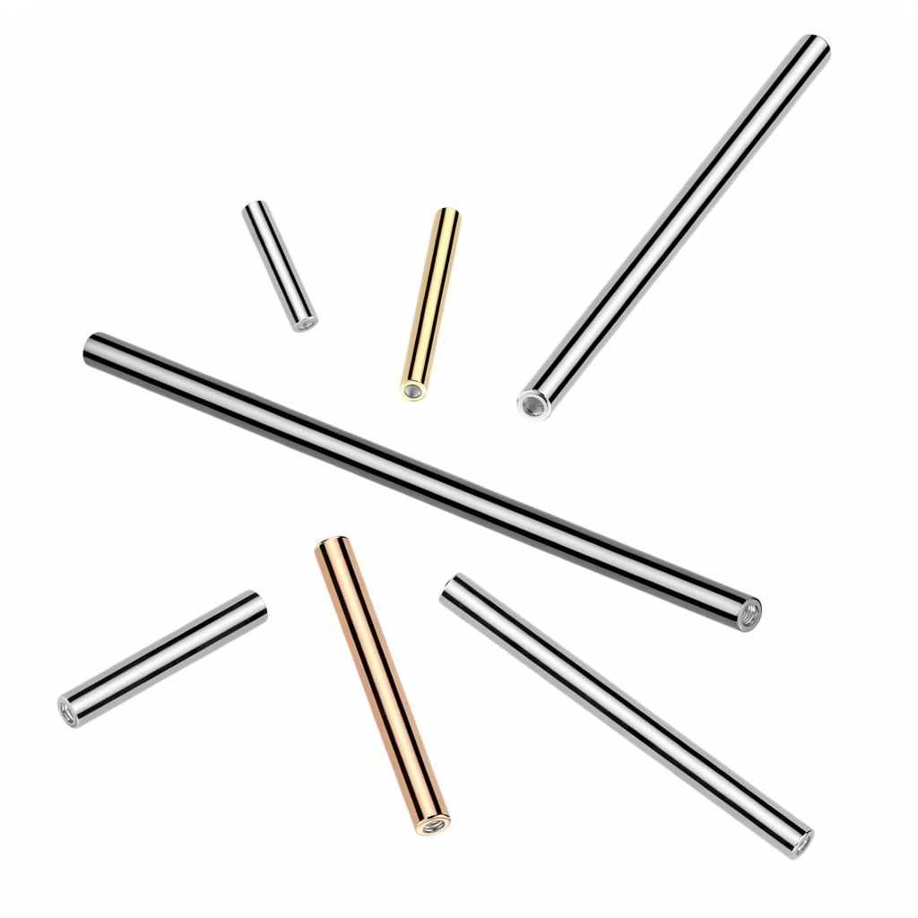 Implant Grade Titanium Internally Threaded Barbell Pins