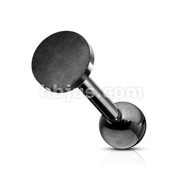 Flat Circle Top 316L Surgical Steel Cartilage, Tragus Barbell Studs - Image 5