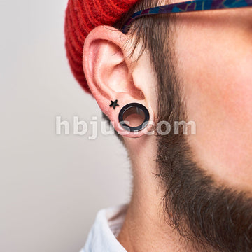 Flat Star Top 316L Surgical Steel Cartilage, Tragus Barbell Studs - Image 10