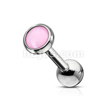 Illuminating Stone Flat Set 316L Surgical Steel Barbell Studs for... - Image 8