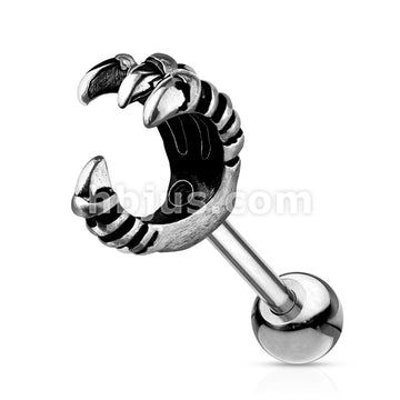 316L Surgical Steel Eagle Claw 316L Surgical Steel Cartilage, Tragus... - Image 2