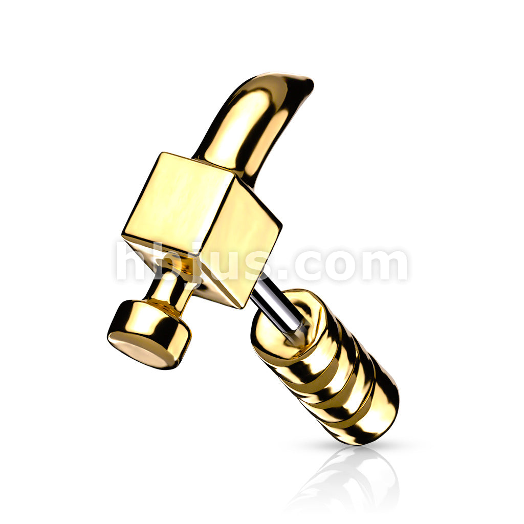 316L Surgical Steel Claw Hammer 316L Surgical Steel Cartilage, Tragus... - Image 3