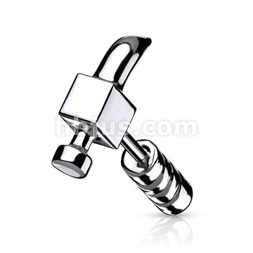 316L Surgical Steel Claw Hammer 316L Surgical Steel Cartilage, Tragus... - Image 5