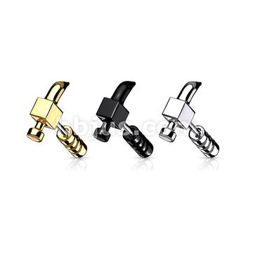 316L Surgical Steel Claw Hammer 316L Surgical Steel Cartilage, Tragus... - Image 7