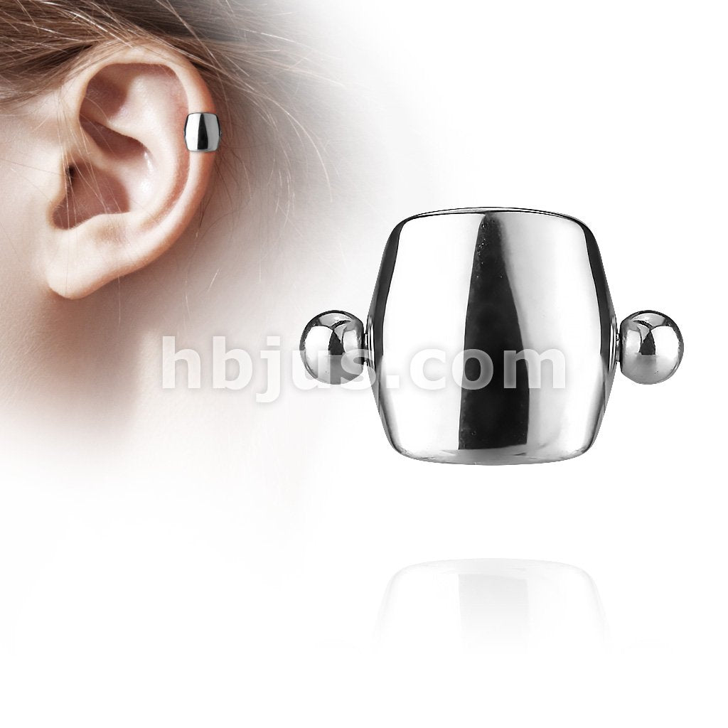 316L Surgical Steel Plain Shield Helix, Ear Cartilage Cuff Barbell 316L... - Image 5