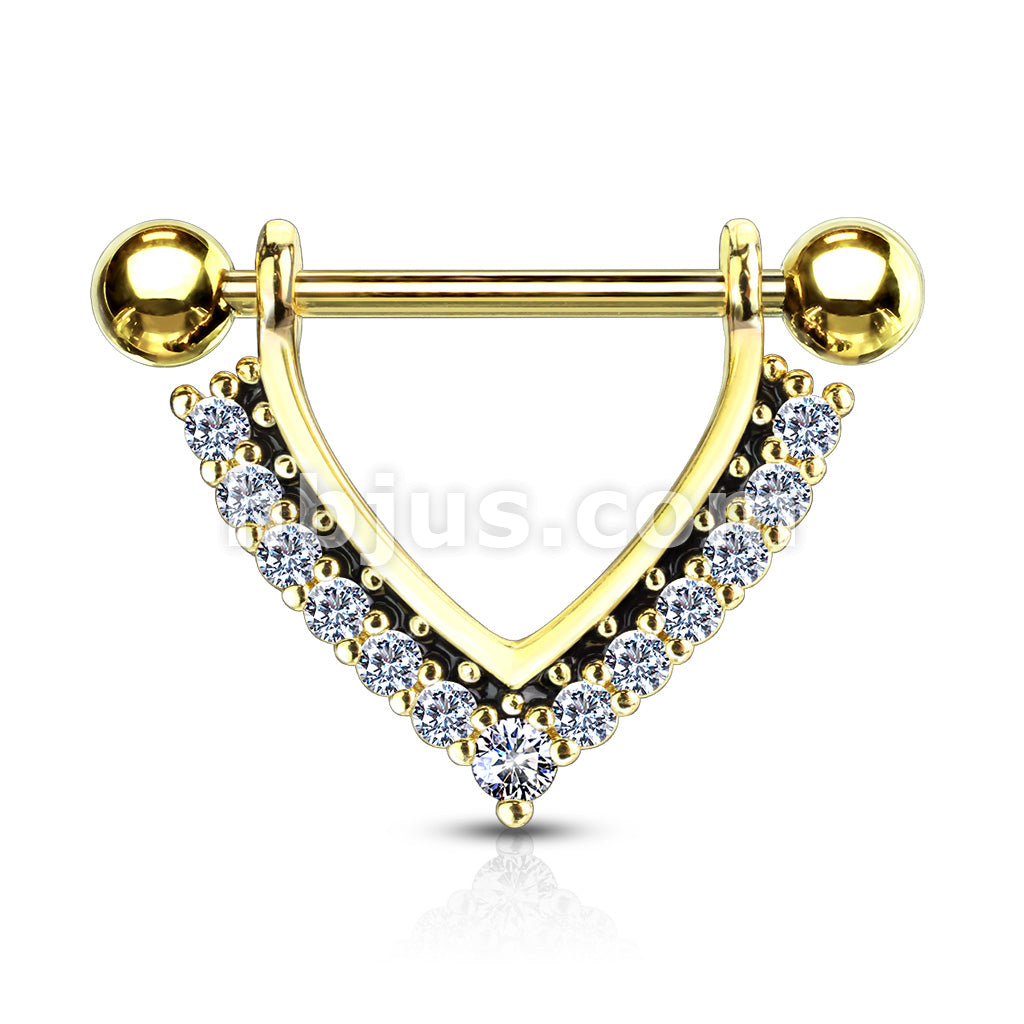 316L Surgical Steel CZ Paved Black Enamel Dangle 316L Surgical Steel... - Image 5