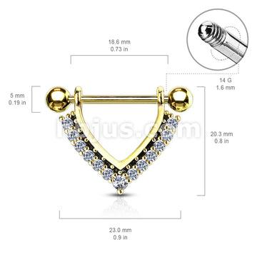 316L Surgical Steel CZ Paved Black Enamel Dangle 316L Surgical Steel... - Image 7