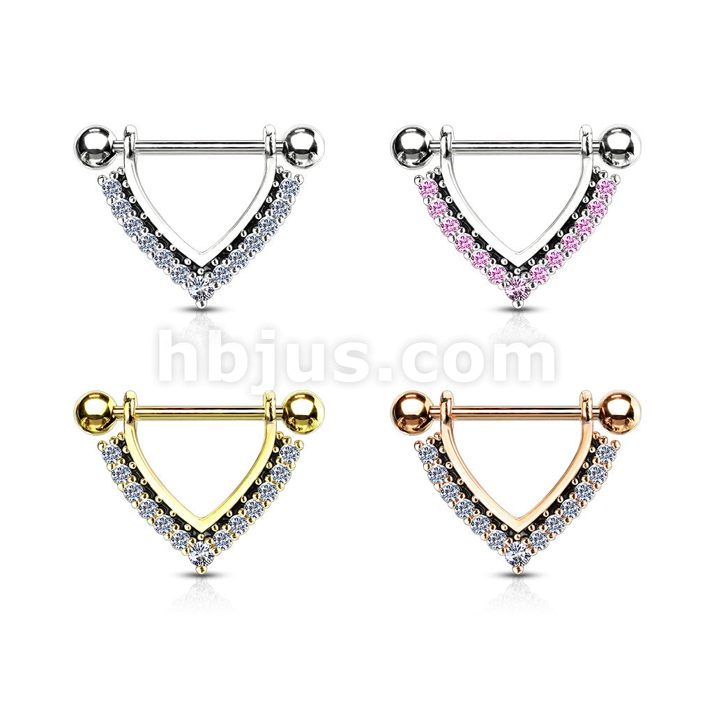 316L Surgical Steel CZ Paved Black Enamel Dangle 316L Surgical Steel... - Image 8