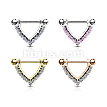 316L Surgical Steel CZ Paved Black Enamel Dangle 316L Surgical Steel... - Image 8