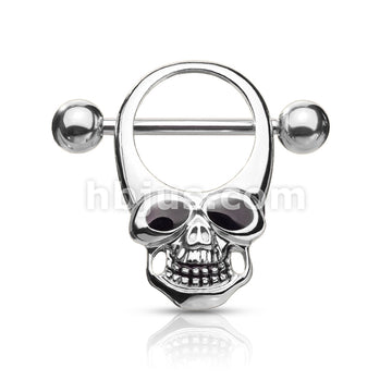316L Surgical Steel Skull With Enamel Eyes 316L Surgical Steel Nipple... - Image 5