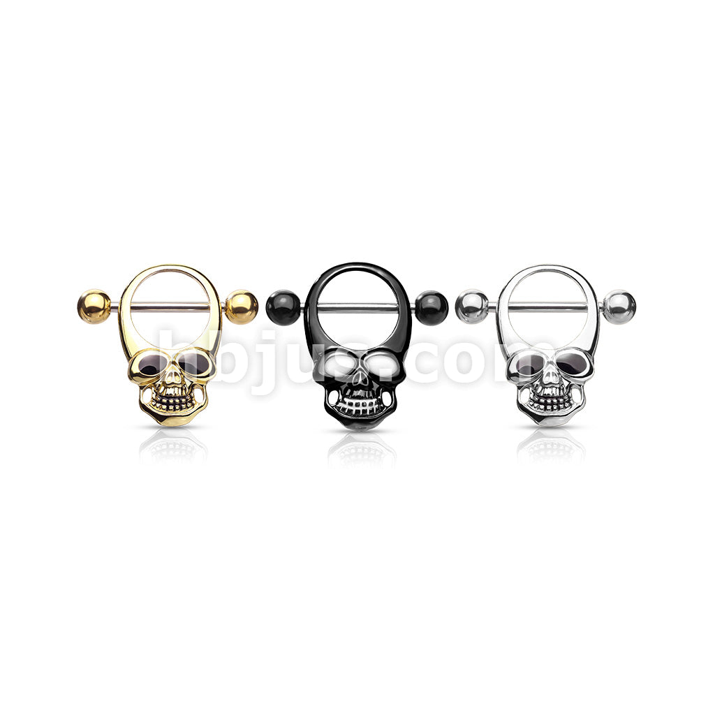 316L Surgical Steel Skull With Enamel Eyes 316L Surgical Steel Nipple... - Image 7