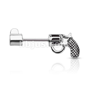 316L Surgical Steel Revolver Pistol 316L Surgical Steel Barbell Nipple... - Image 5