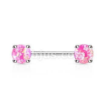 316L Surgical Steel Lava Glitter Prong Set 316L Surgical Steel Nipple... - Image 6