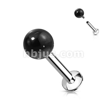 Natural Stone Internally Threaded 316L Surgical Steel Flat Back Studs... - Image 4
