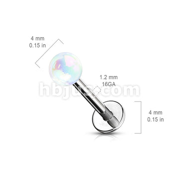 Metallic AB Coating Ball Over 316L Surgical Steel Flat Back Studs for... - Image 8