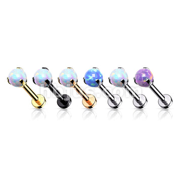 Claw Set Opal Ball Internally Threaded 316L Surgical Steel 2.5mm Micro... - Image 10