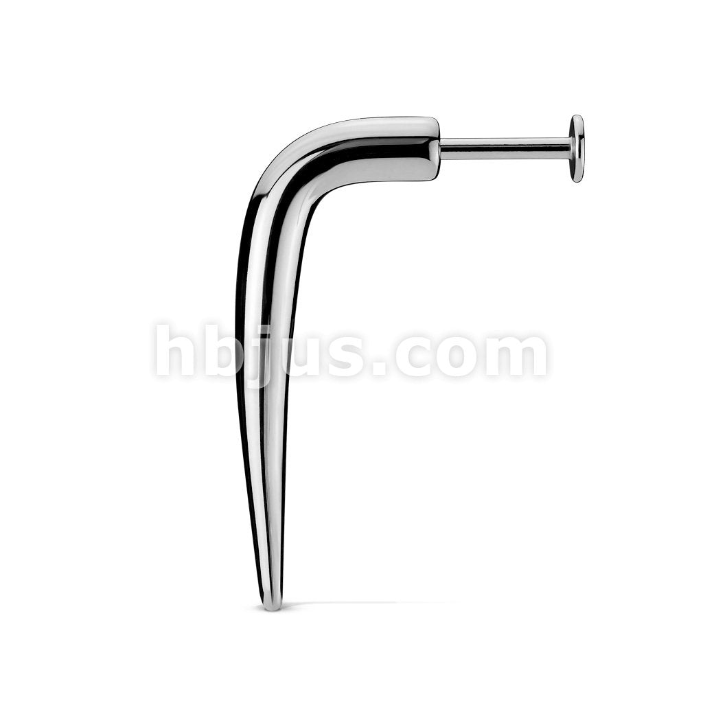 316L Surgical Steel Curved Hook 316L Surgical Stainless Steel Labret - Image 2
