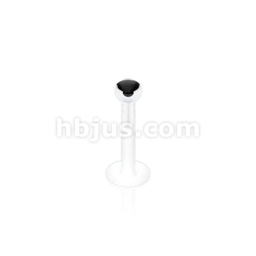 2mm Gem in Clear Prong Top PTFE BioFlex LabretMonroe - Image 7