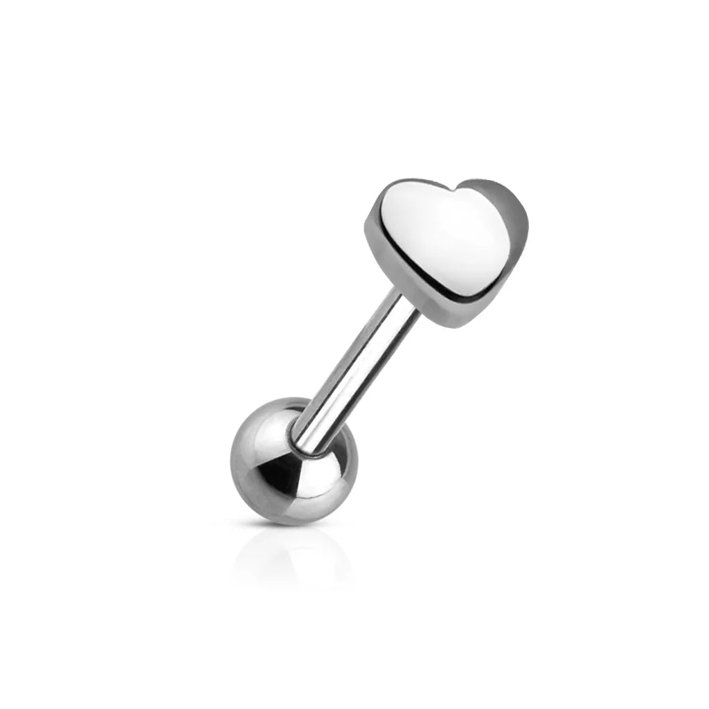 Mm Stainless Steel Heart Top 316L Surgical Steel Barbell
