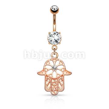 316L Surgical Steel 316L Surgical Steel Beaded Outline Hamsa With... - Image 5