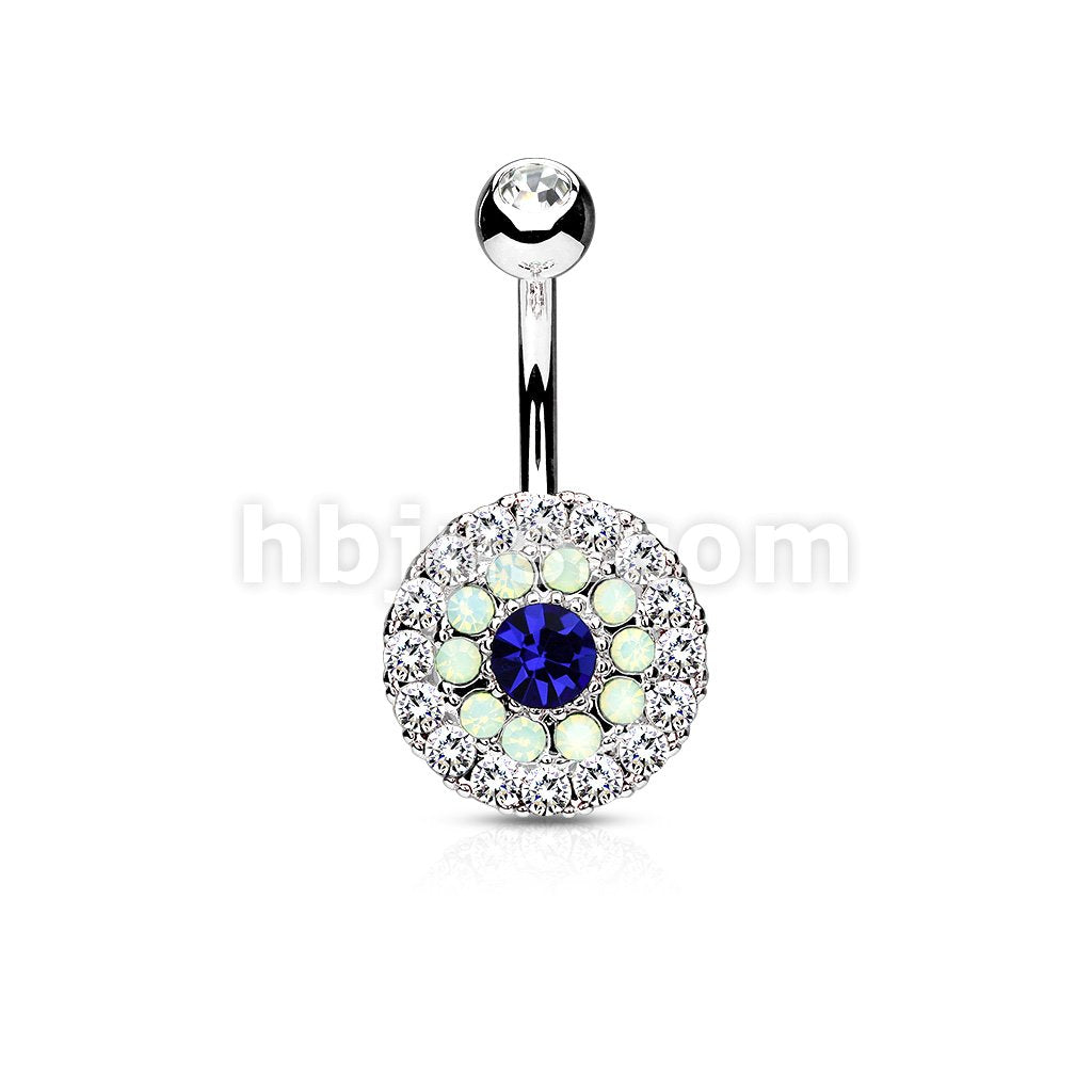316L Surgical Steel 316L Surgical Steel Multi Circle Triple Tiered... - Image 2
