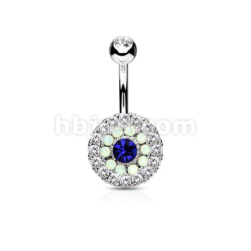 316L Surgical Steel 316L Surgical Steel Multi Circle Triple Tiered... - Image 2