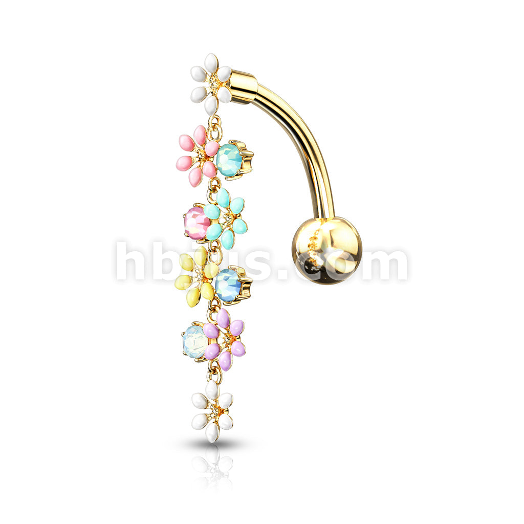 316L Surgical Steel 316L Surgical Steel Opalite Crystal Stones and... - Image 3