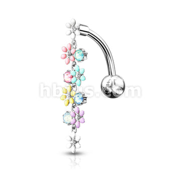 316L Surgical Steel 316L Surgical Steel Opalite Crystal Stones and... - Image 4
