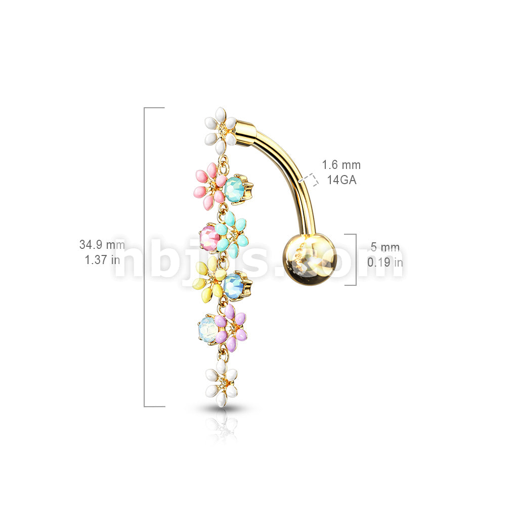 316L Surgical Steel 316L Surgical Steel Opalite Crystal Stones and... - Image 5
