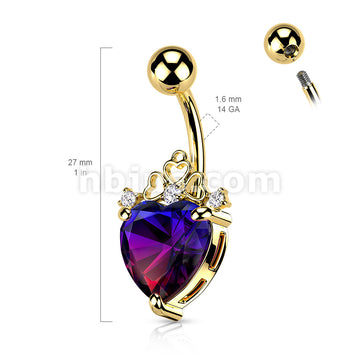 316L Surgical Steel 316L Surgical Steel Heart Filigree With Heart... - Image 6