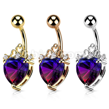 316L Surgical Steel 316L Surgical Steel Heart Filigree With Heart... - Image 7
