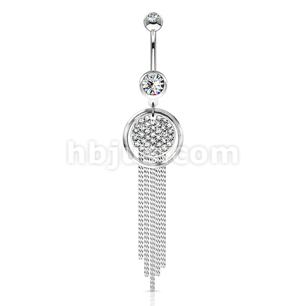 316L Surgical Steel 316L Surgical Steel Plate Paved Round With... - Image 3