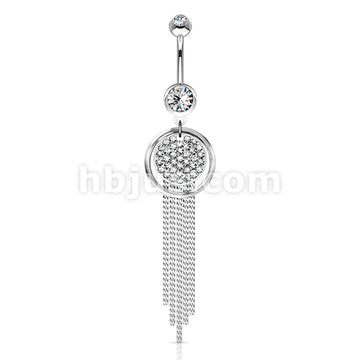 316L Surgical Steel 316L Surgical Steel Plate Paved Round With... - Image 3
