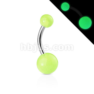 316L Surgical Steel 316L Surgical Stainless Steel Navel Rings With Glow... - Image 4