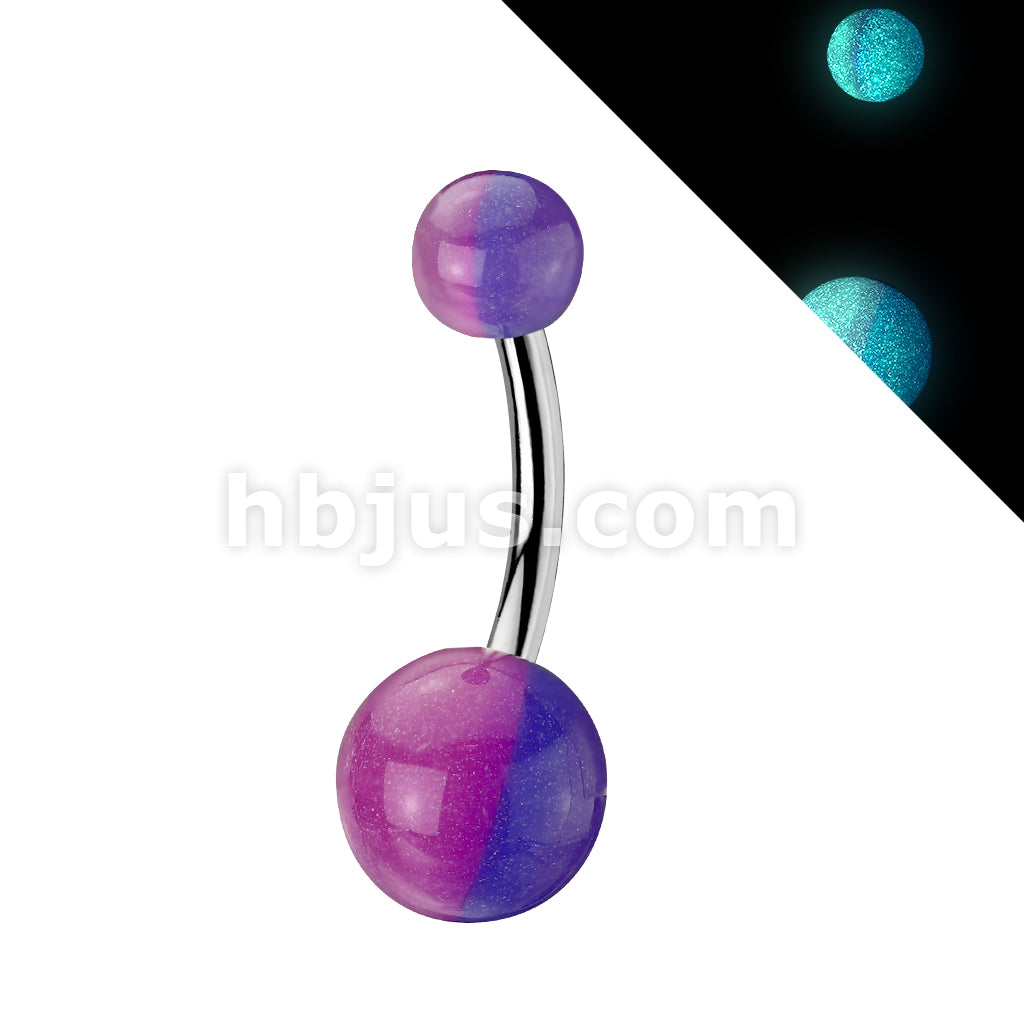 316L Surgical Steel 316L Surgical Stainless Steel Navel Ring With... - Image 2