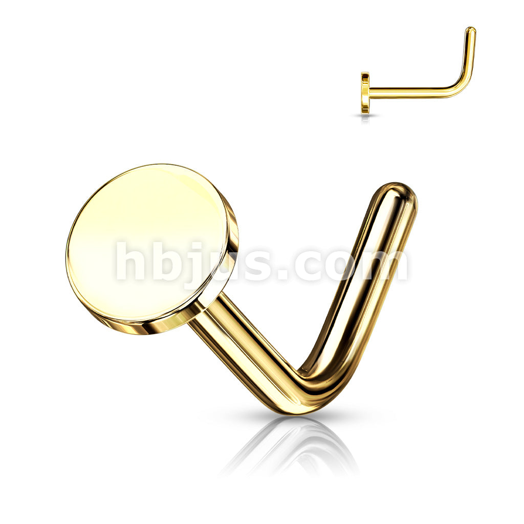Circular Flat Top 316L Surgical Steel - Image 4