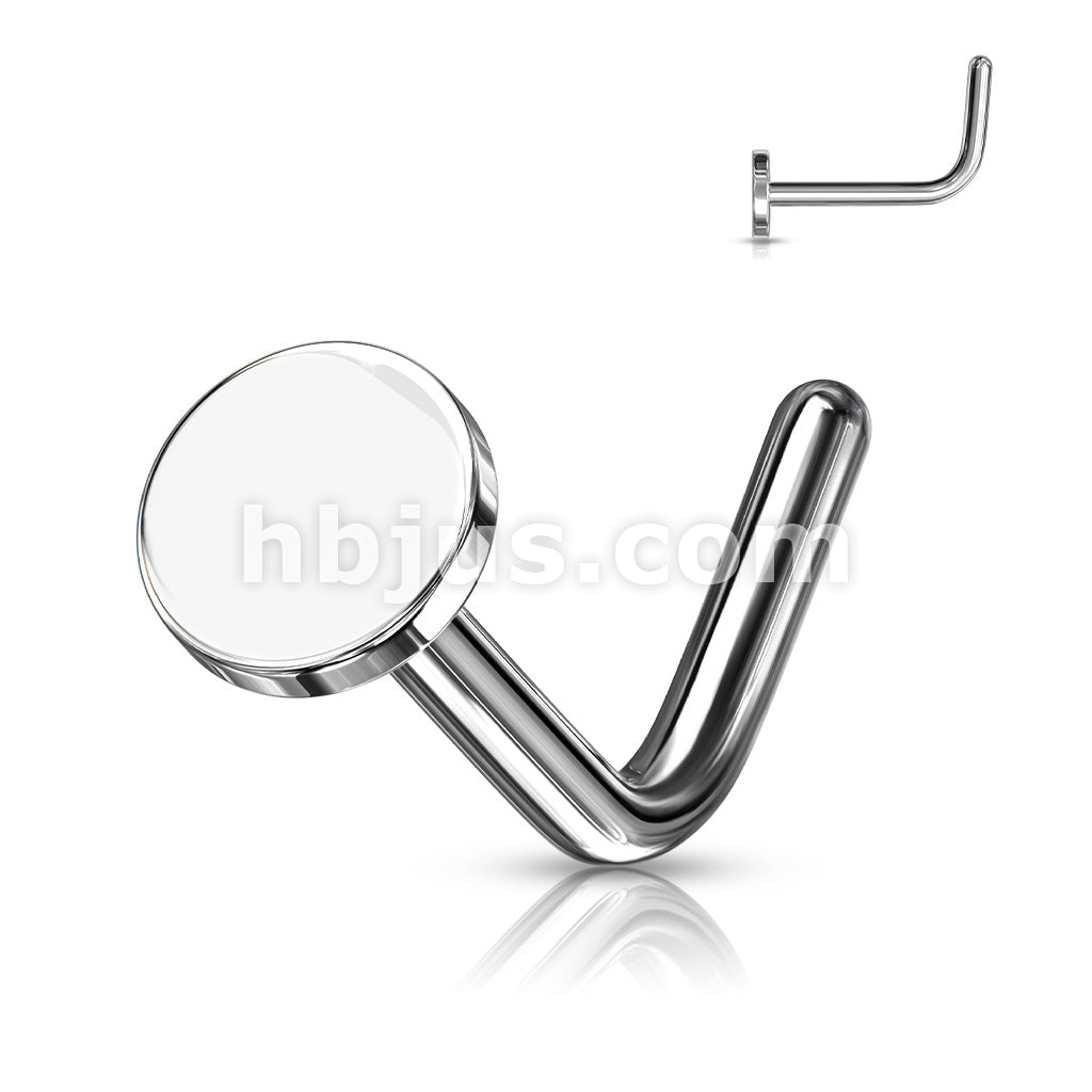 Circular Flat Top 316L Surgical Steel - Image 3