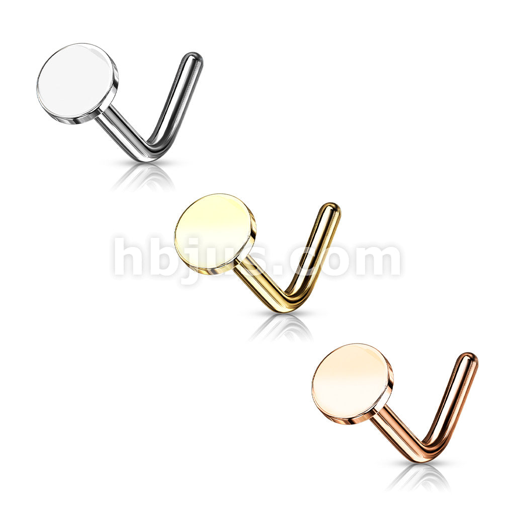 Circular Flat Top 316L Surgical Steel - Image 7