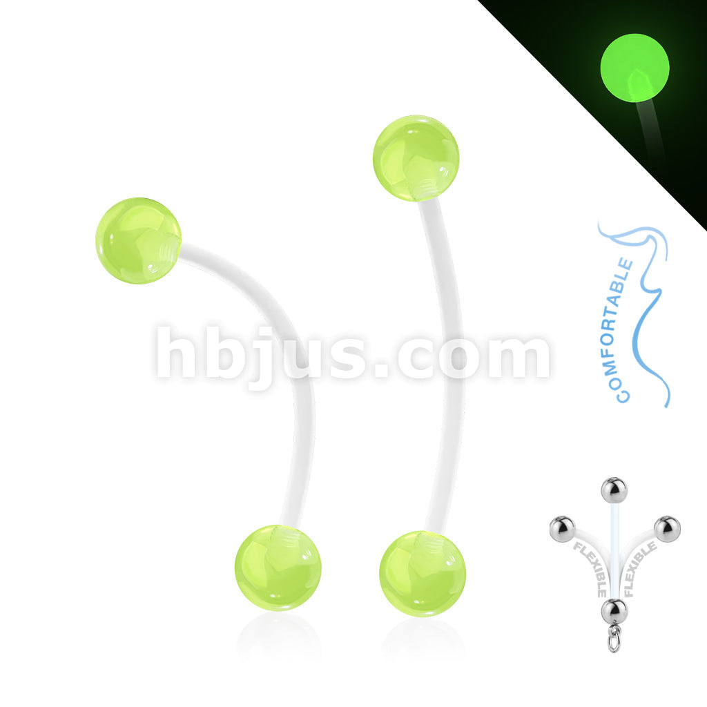 Bioflex Glow in the Dark BallsPregnancy Belly Ring - Image 4