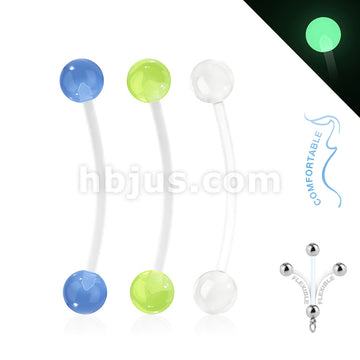 Bioflex Glow in the Dark BallsPregnancy Belly Ring - Image 7