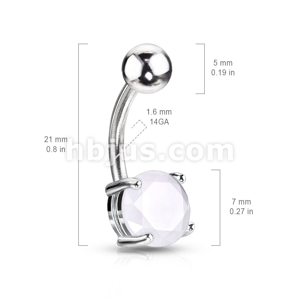 316L Surgical Steel 316L Surgical Steel Solid Argenon Flourite Semi... - Image 2