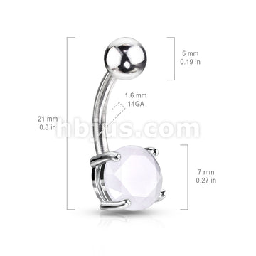 316L Surgical Steel 316L Surgical Steel Solid Argenon Flourite Semi... - Image 2