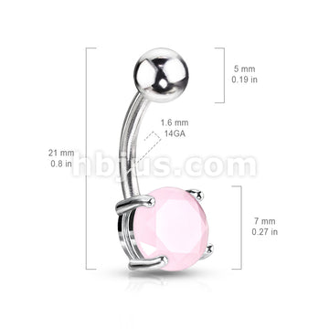 316L Surgical Steel 316L Surgical Steel Pink Jade Color Adventurine... - Image 2
