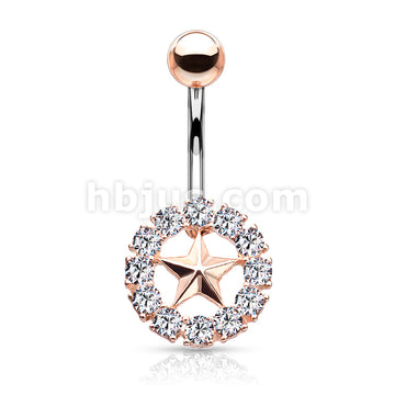 316L Surgical Steel 316L Surgical Steel Star With Crystal Surroundings... - Image 6