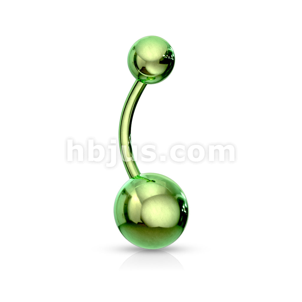 Titanium IP Over 316L Surgical Steel Navel Ring - Image 5