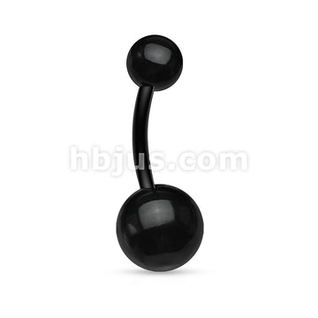 Bioflex Flexible Navel Ring With Transparent U Ball - Image 6