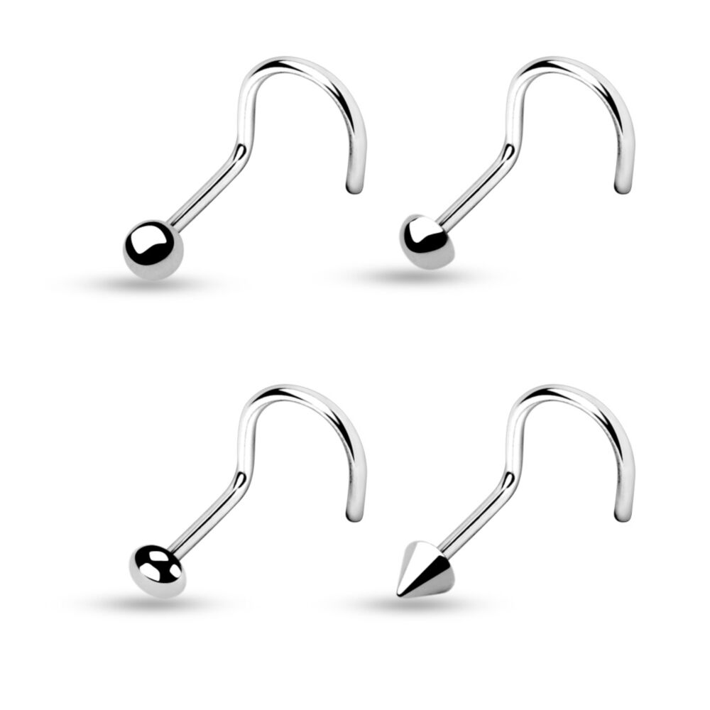Nose Screw 316L Surgical Steel