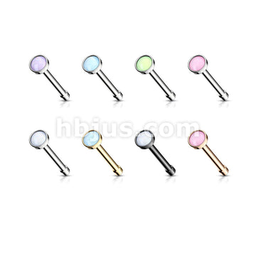 40 Pcs Pre Loaded Box of Illuminating Stone Set 20 Gauge 316L Surgical Steel Nose Studs Package - Image 2