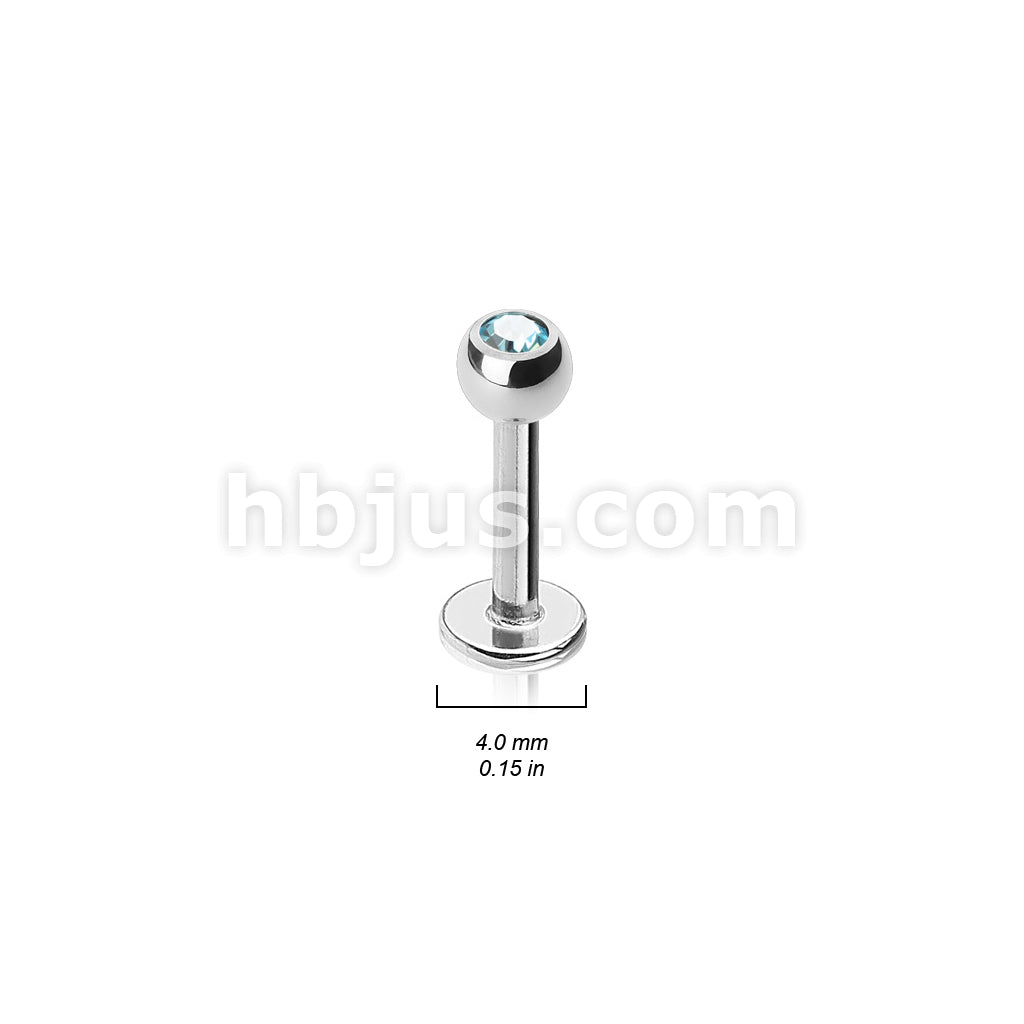 24 Pcs Pre Loaded Press fit Mixed Colo Gem Ball 316L Stud Pack for Labret, Lip, Monroe and Ear Cartilage - Image 2