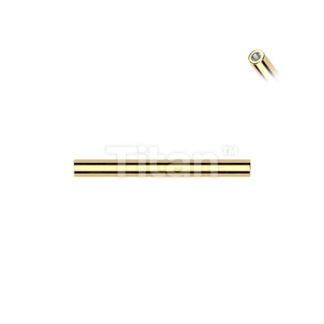 ASTM F136 Titanium Implant Grade Titanium Internally Threaded Barbell Pins - Image 2